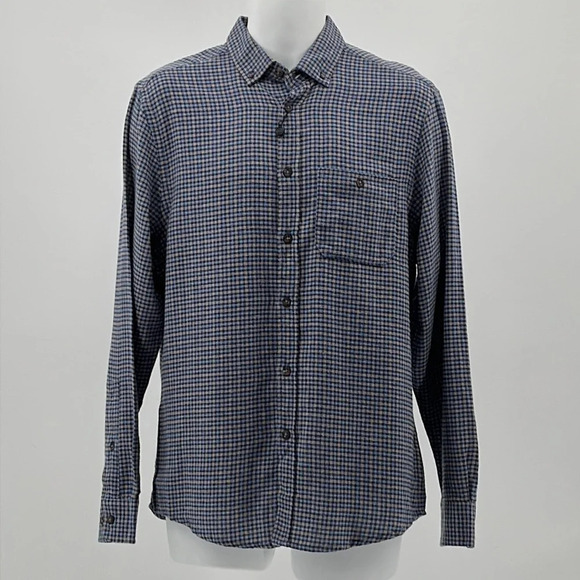 Report Collection Soft Touch Flannel Button Down Plaid Shirt - NWOT - Medium - Picture 1 of 7